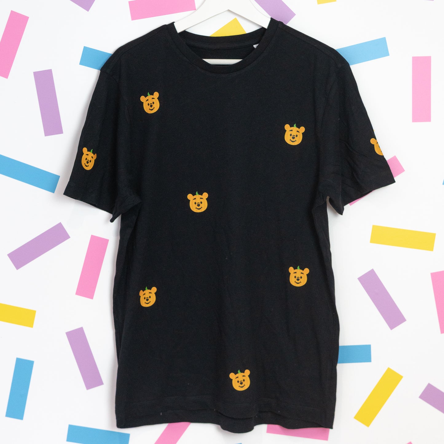 Sample - Winnie Pumpkin Pattern Printed T-Shirt