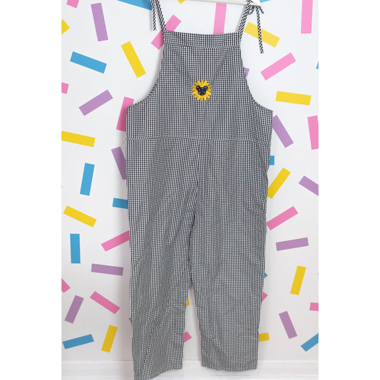 Sample - Mickey's Sunflower Gingham Dungarees