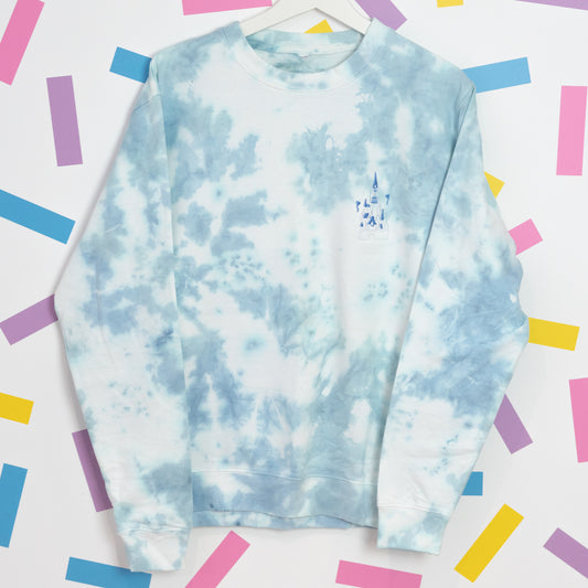 Sample - DLP Castle Blue/White Tie Dye Jumper