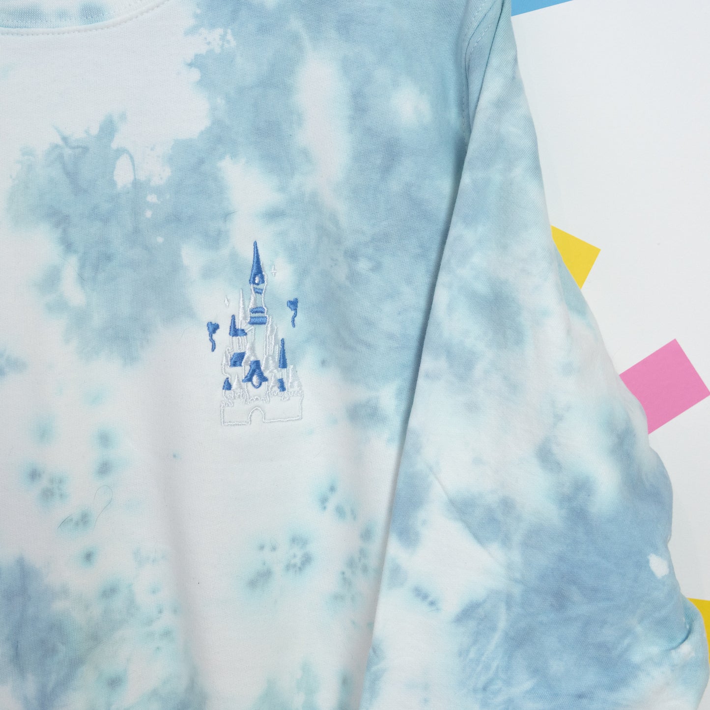 Sample - DLP Castle Blue/White Tie Dye Jumper