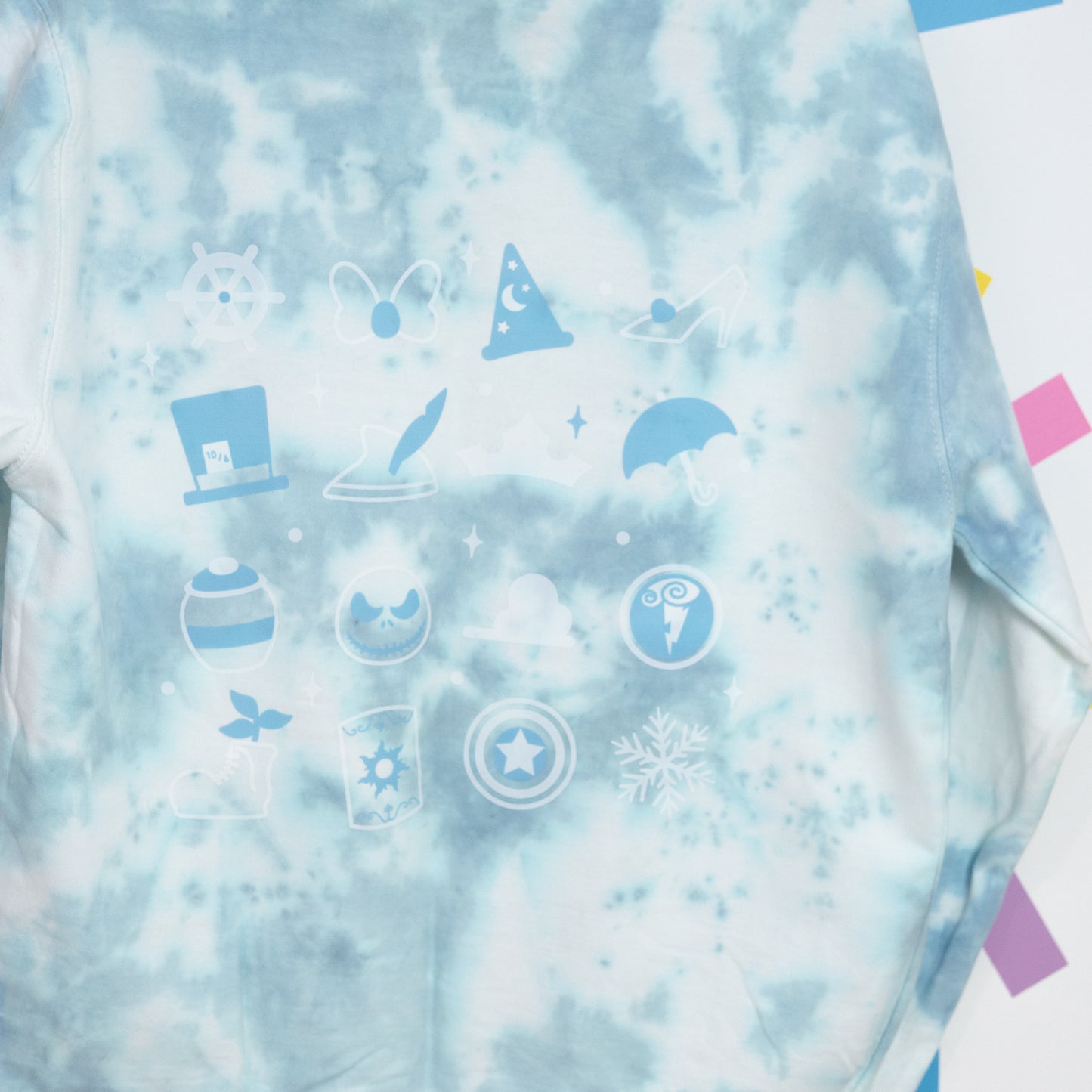 Sample - DLP Castle Blue/White Tie Dye Jumper