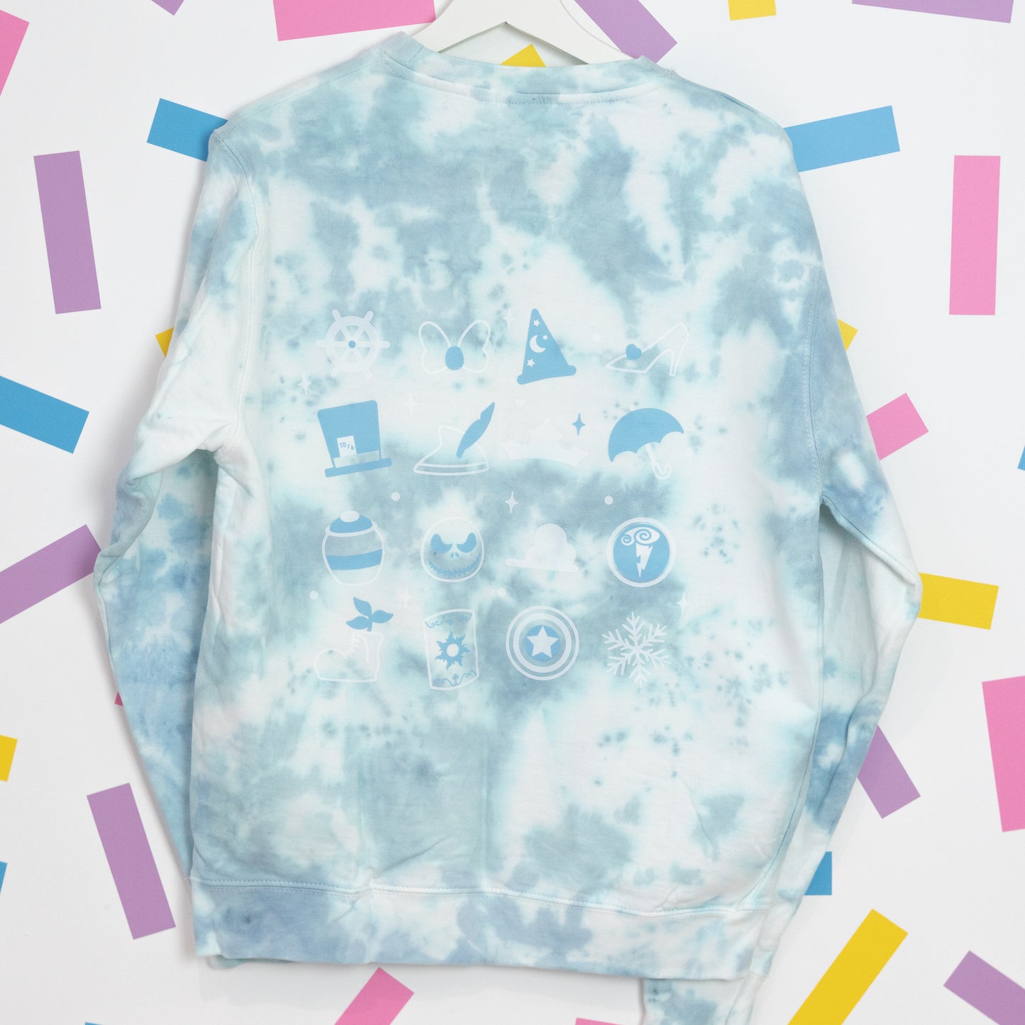 Sample - DLP Castle Blue/White Tie Dye Jumper