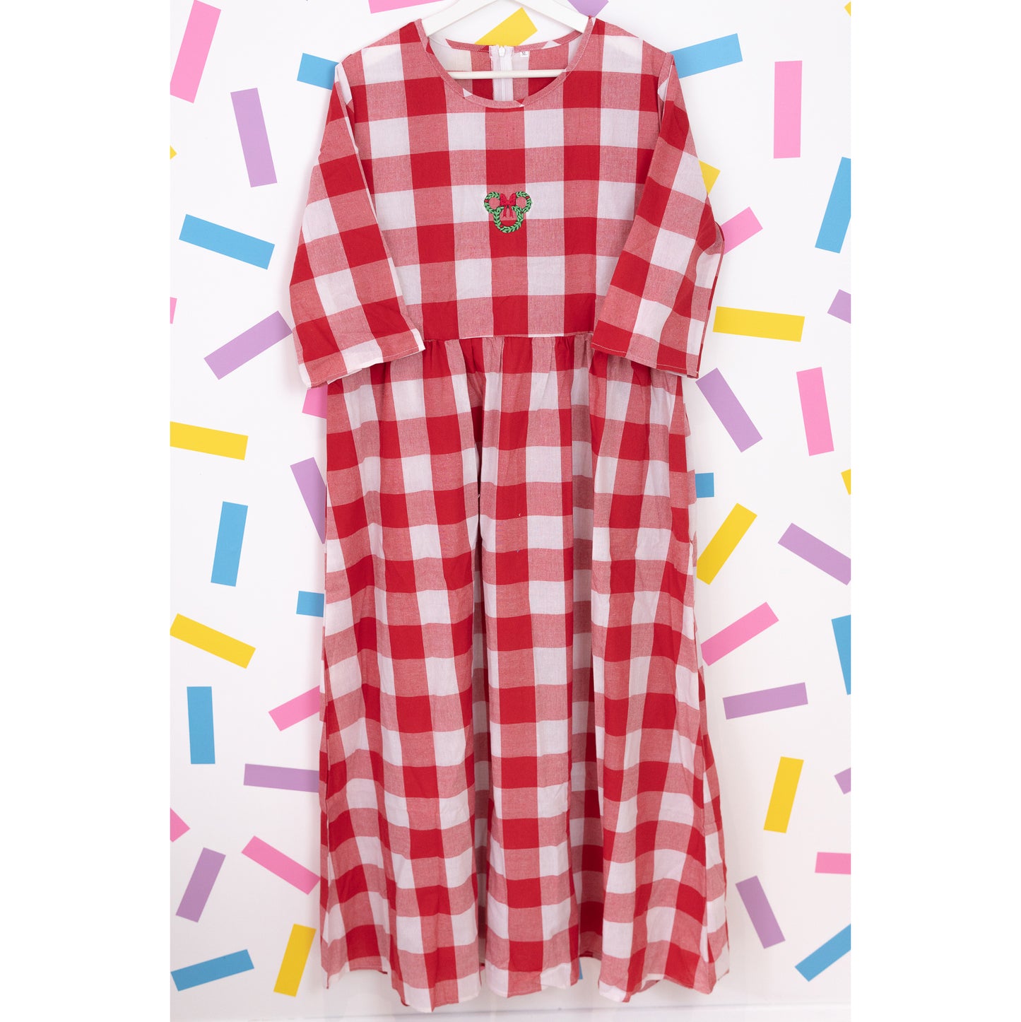 Sample - Minnie Wreath Plaid Dress
