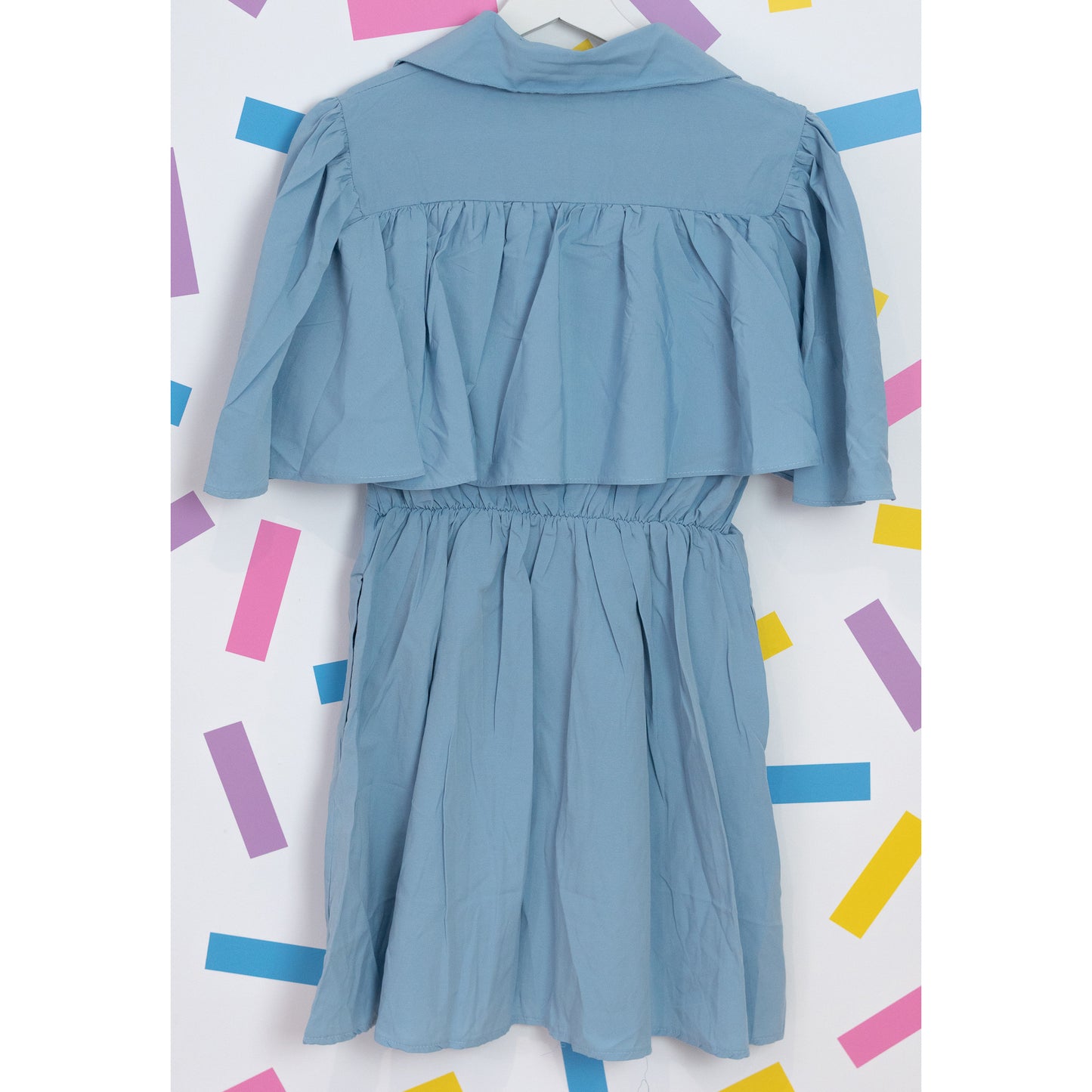 Sample - DLP Castle/Tower Shirt Blue Dress - S/10UK