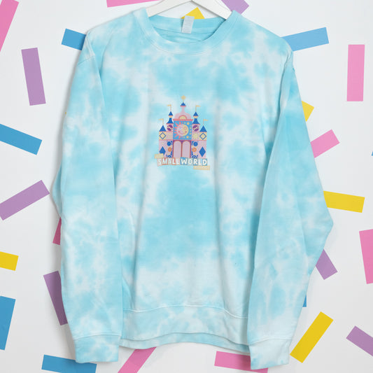 Sample - Small World Printed Tie Dye Jumper