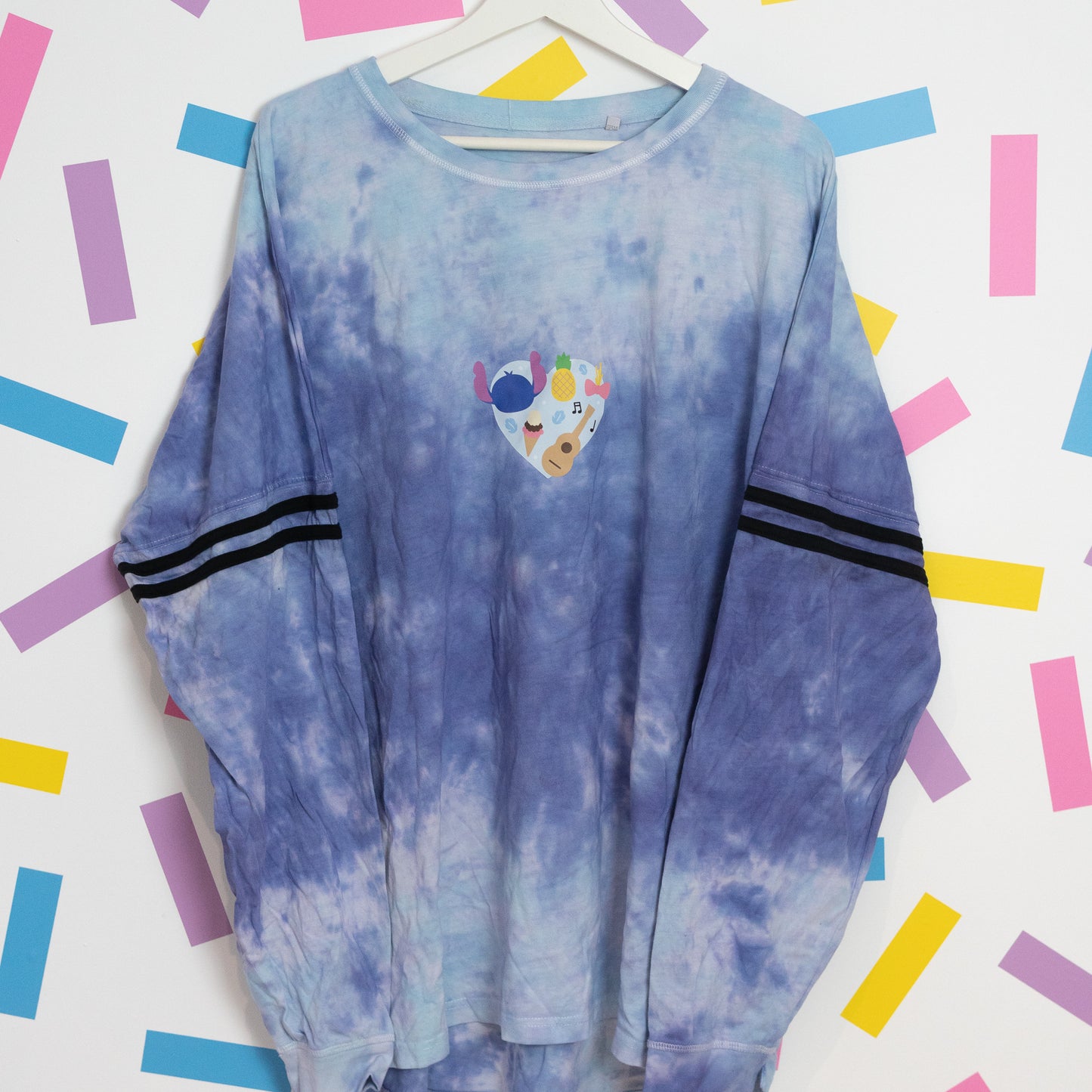 Sample - Stitch Heart Tie Dye Jersey - 2XL