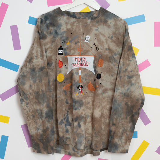 Sample - Pirates Black/Brown Tie Dye Jersey - Medium