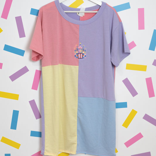 Sample - Small World Pastel Tee Dress