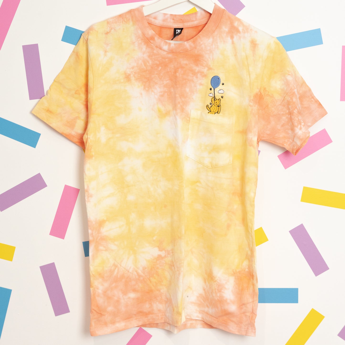 Sample - Winnie Tie Dye Pocket T-Shirt - Small