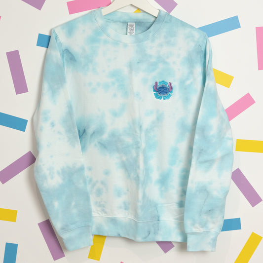 Sample - Stitch Flower Tie Dye Jumper - XS