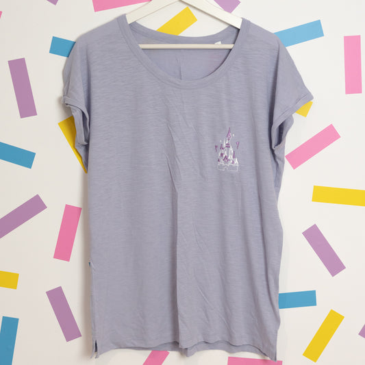 Sample - DLP Castle Embroidered Women's T-Shirt