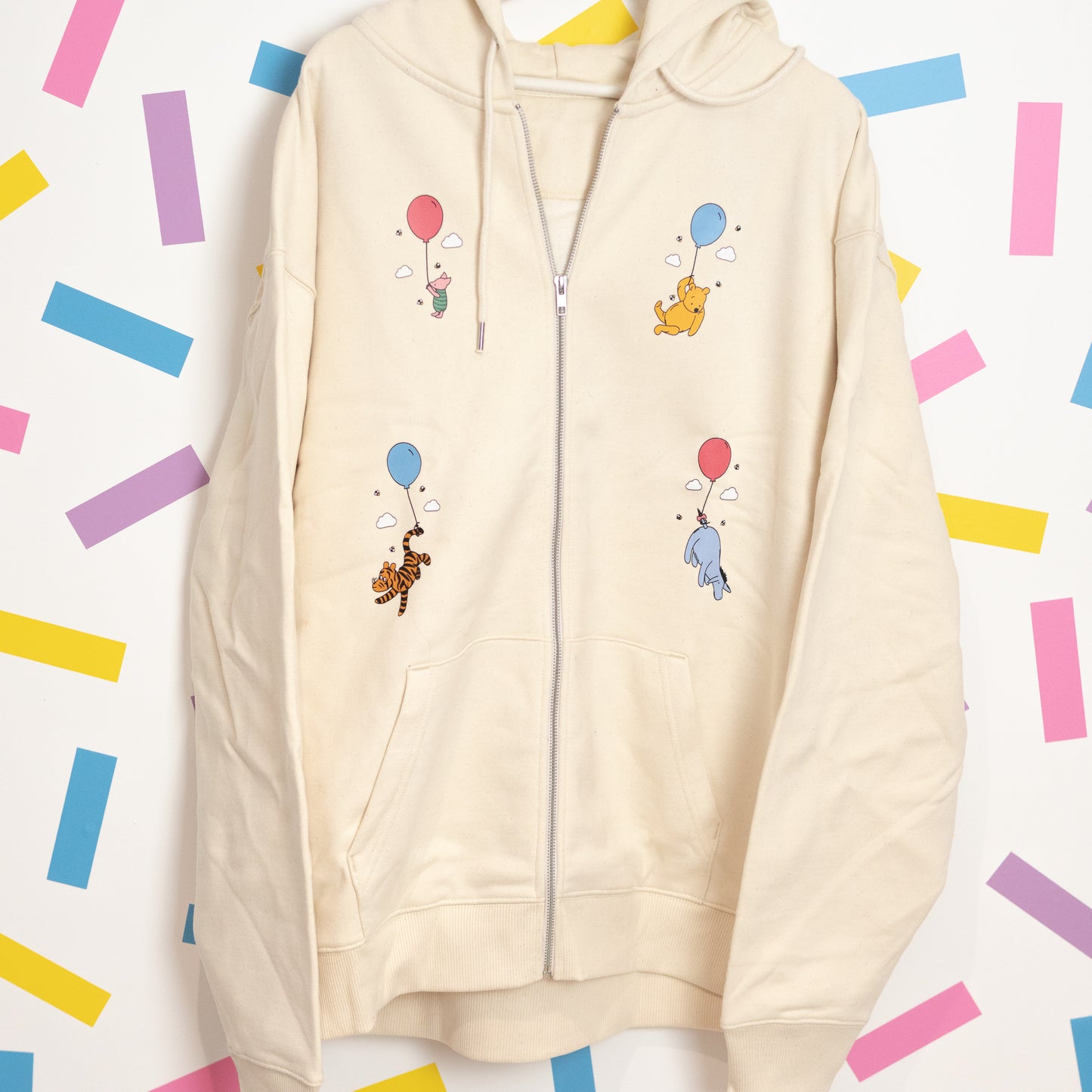 Sample - Winnie & Pals Printed Zip Up Hoodie