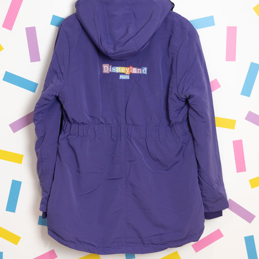 Sample - Disneyland Paris Embroidered Purple Coat - M/10-12UK