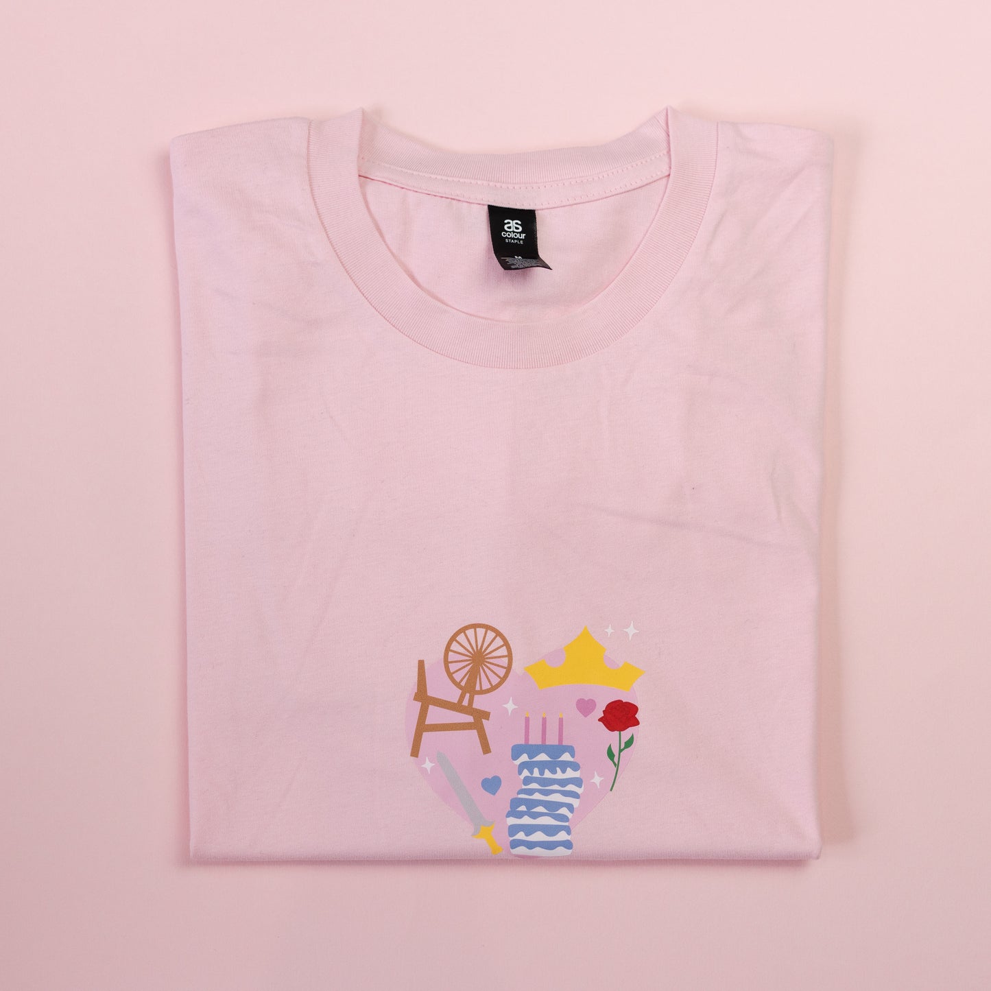 Sample - Aurora Heart Pink T-Shirt - Medium