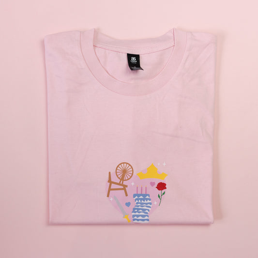 Sample - Aurora Heart Pink T-Shirt - Medium