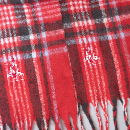 Sample - Castle Red/Black Check Scarf