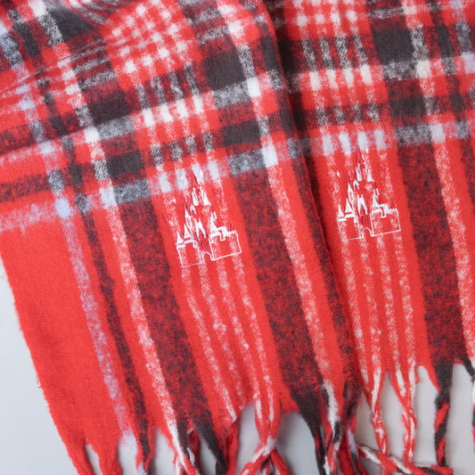 Sample - Castle Red/Black Check Scarf