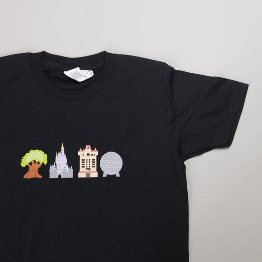 Sample - WDW Black T-Shirt - Kids 9/11Years
