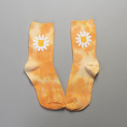 Sample - Winnie Flower Tie Dye Socks