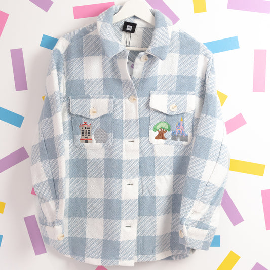 Sample - WDW Embroidered Check Jacket