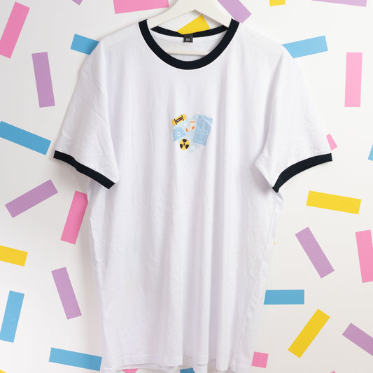 Sample - Monsters Ringer T-Shirt - Large