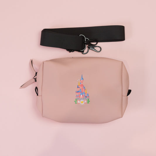 Sample - DLP Castle Cross Body Bag - Pink/Black