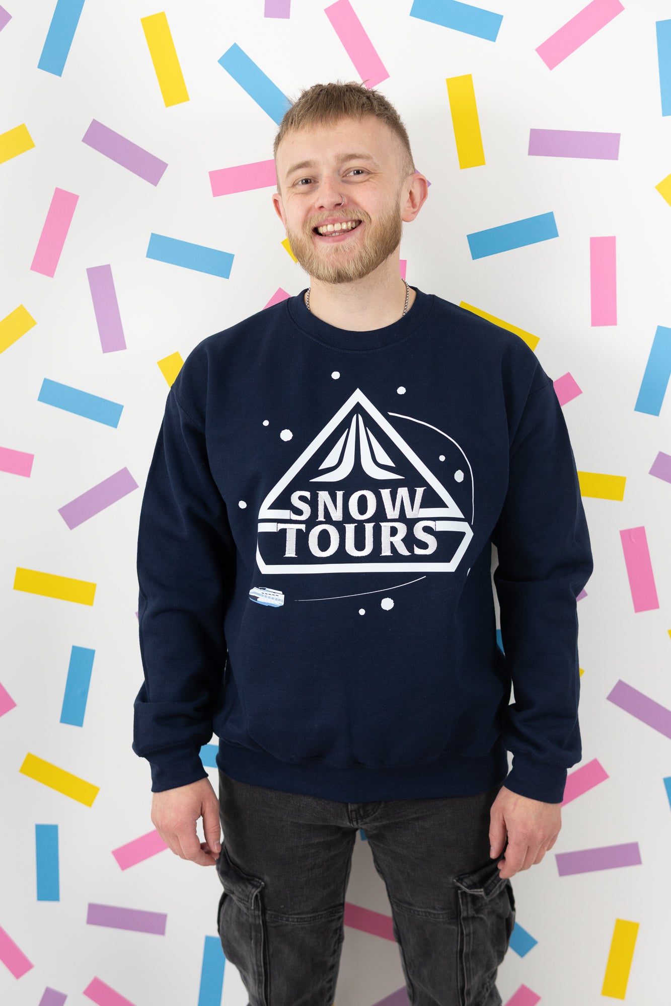 Snow Tours – Navy Christmas Jumper
