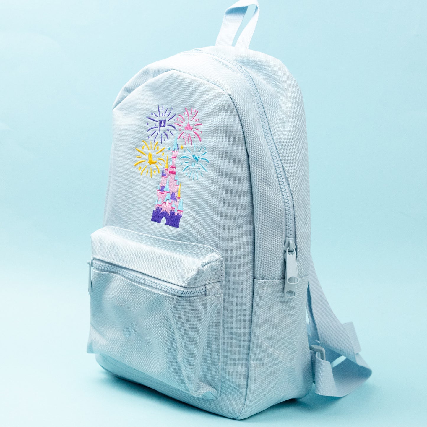 Disneyland Paris Fireworks Castle Blue Mini Backpack