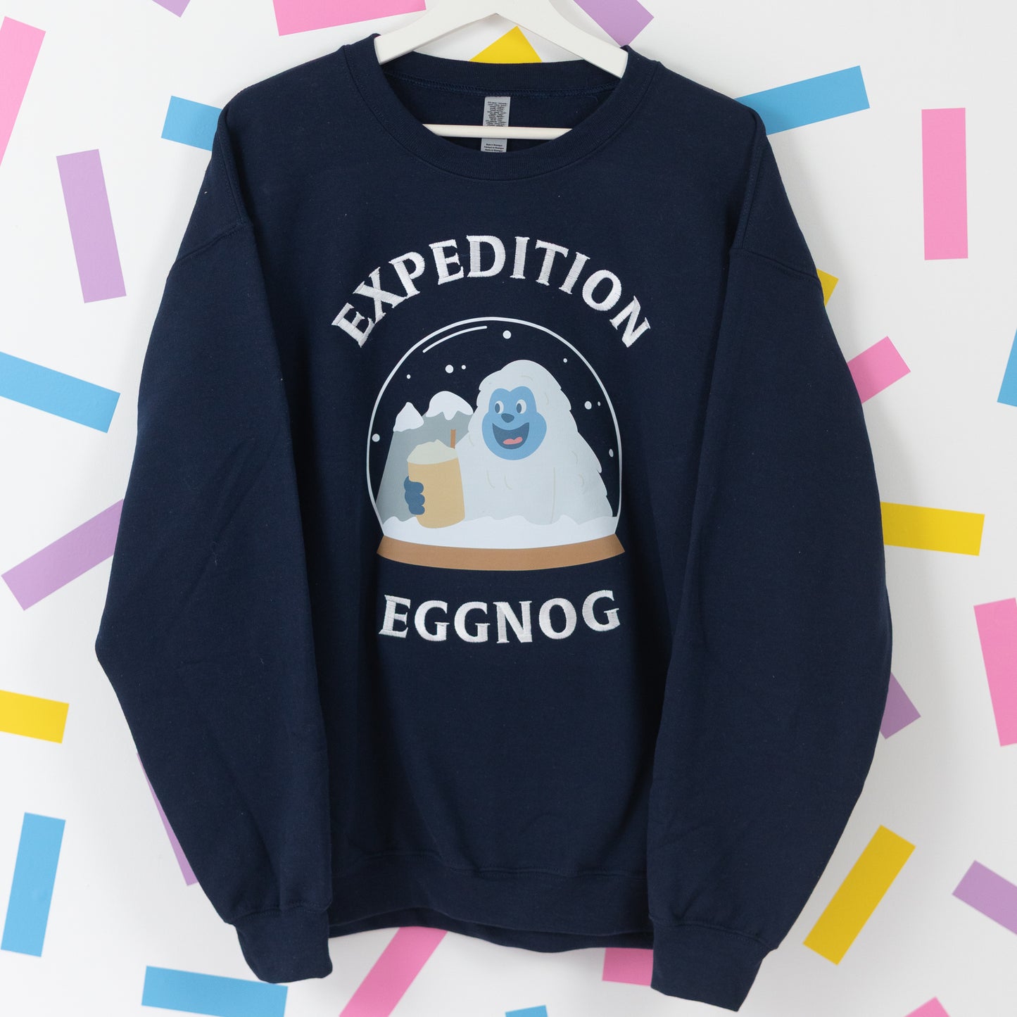 Expedition Eggnog – Navy Christmas Jumper