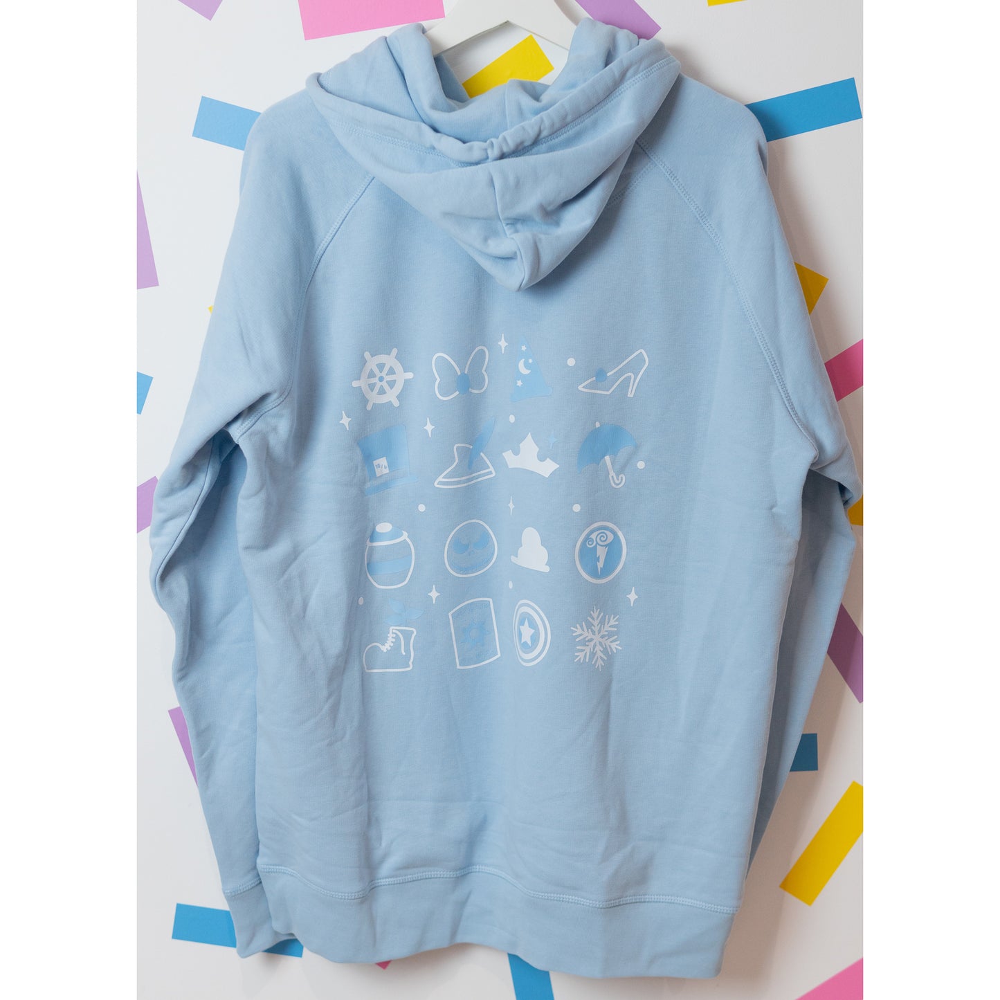 Sample - WDW Castle Light Blue Hoodie - XL