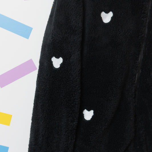 Mickey Minimal Fleece Women's Jacket - Black