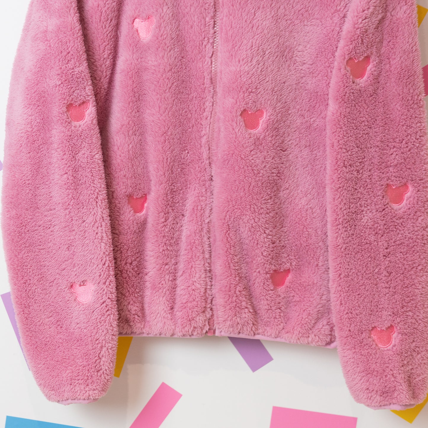 Mickey Minimal Fleece Women's Jacket - Pink