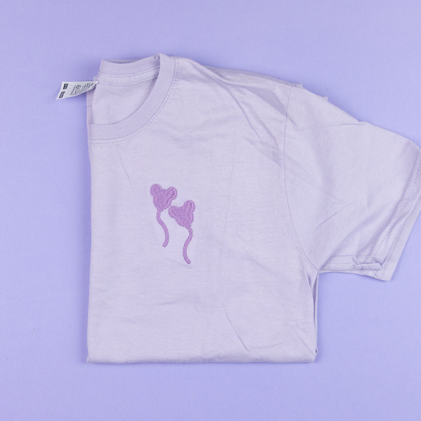 Sample - Mickey Balloons Purple Kids T-Shirt