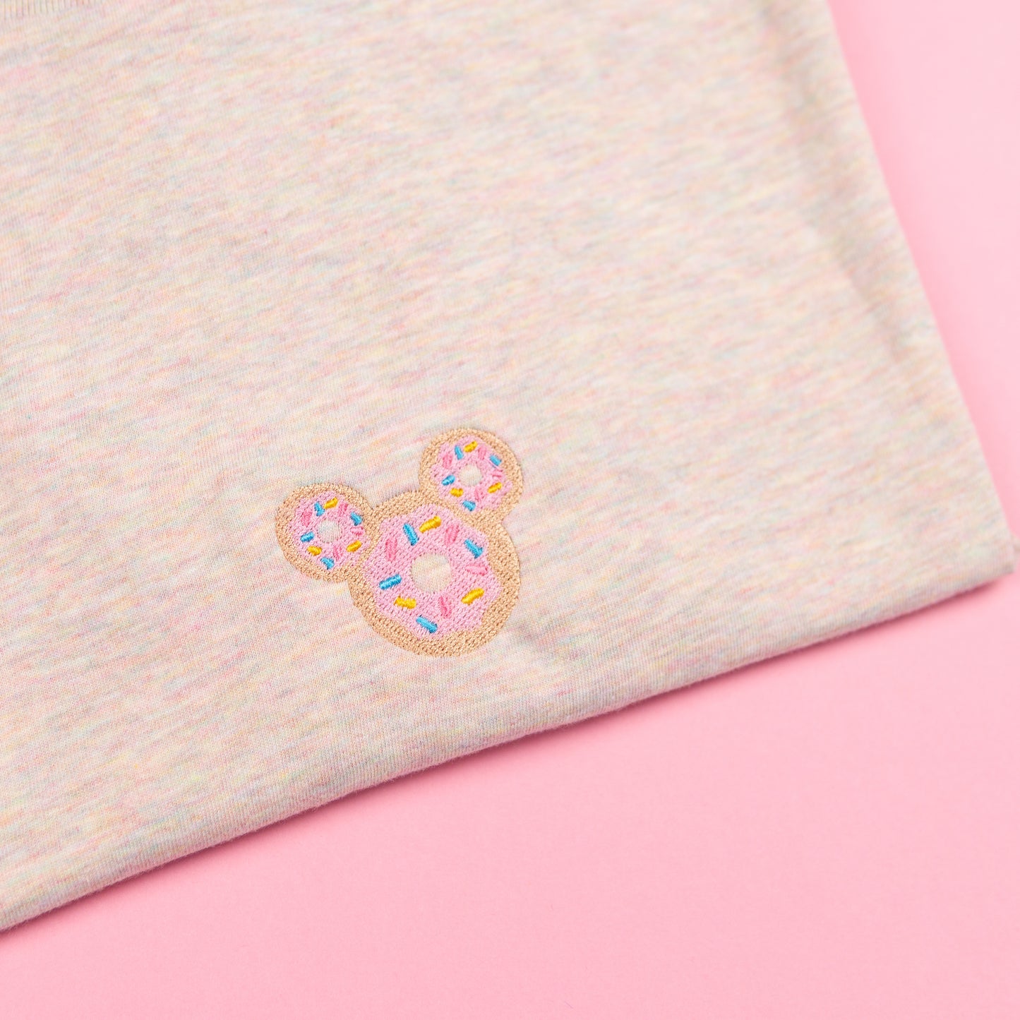 Sample - Pink Donut Women's Heather T-Shirt