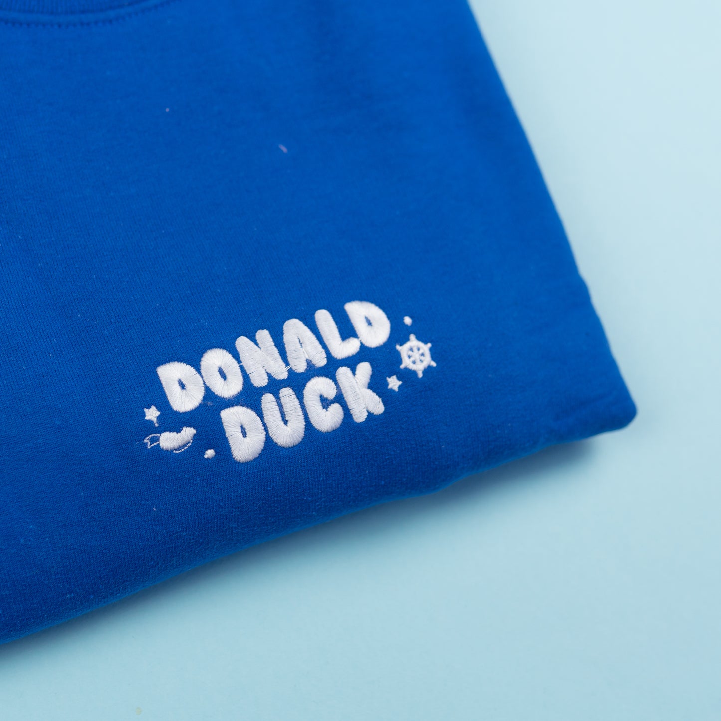 Sample - Donald Blue Embroidered Jumper