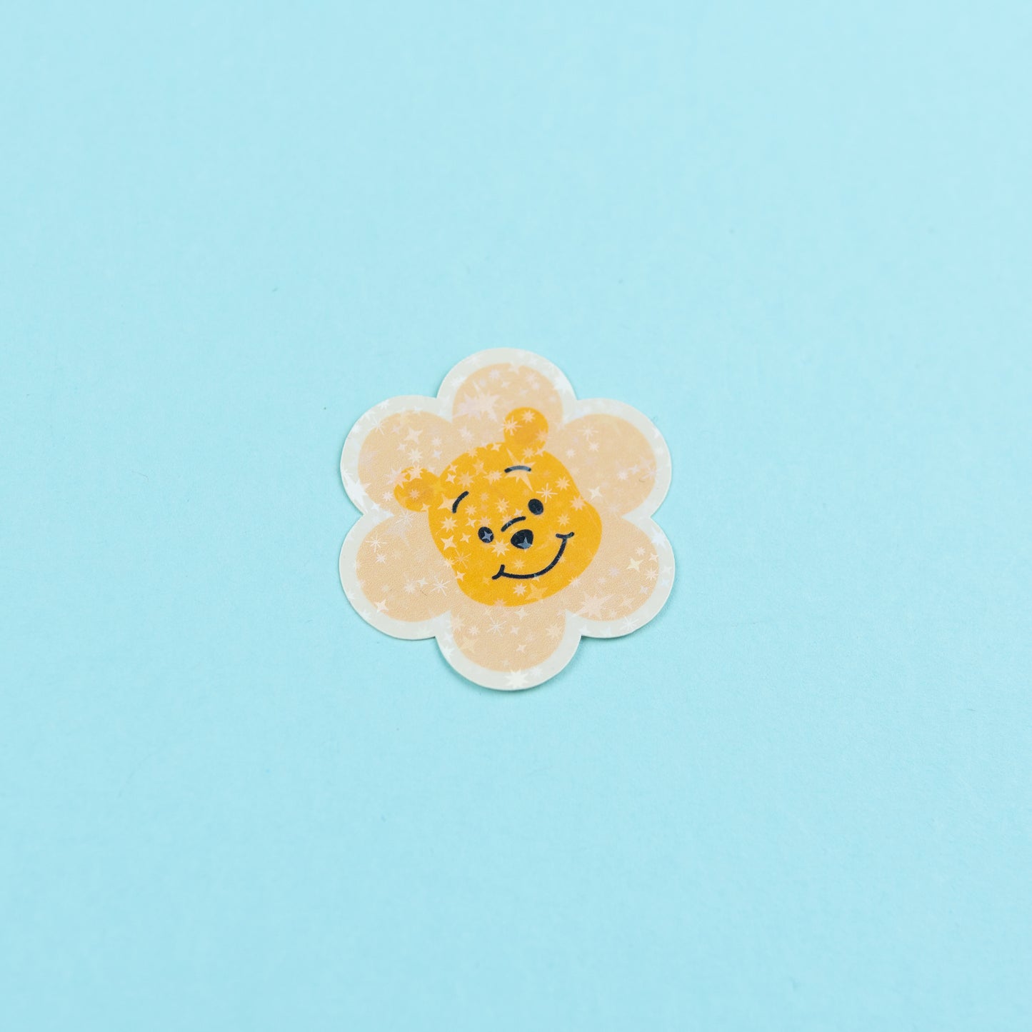 100 Aker Woods Flower Sparkly Vinyl Stickers