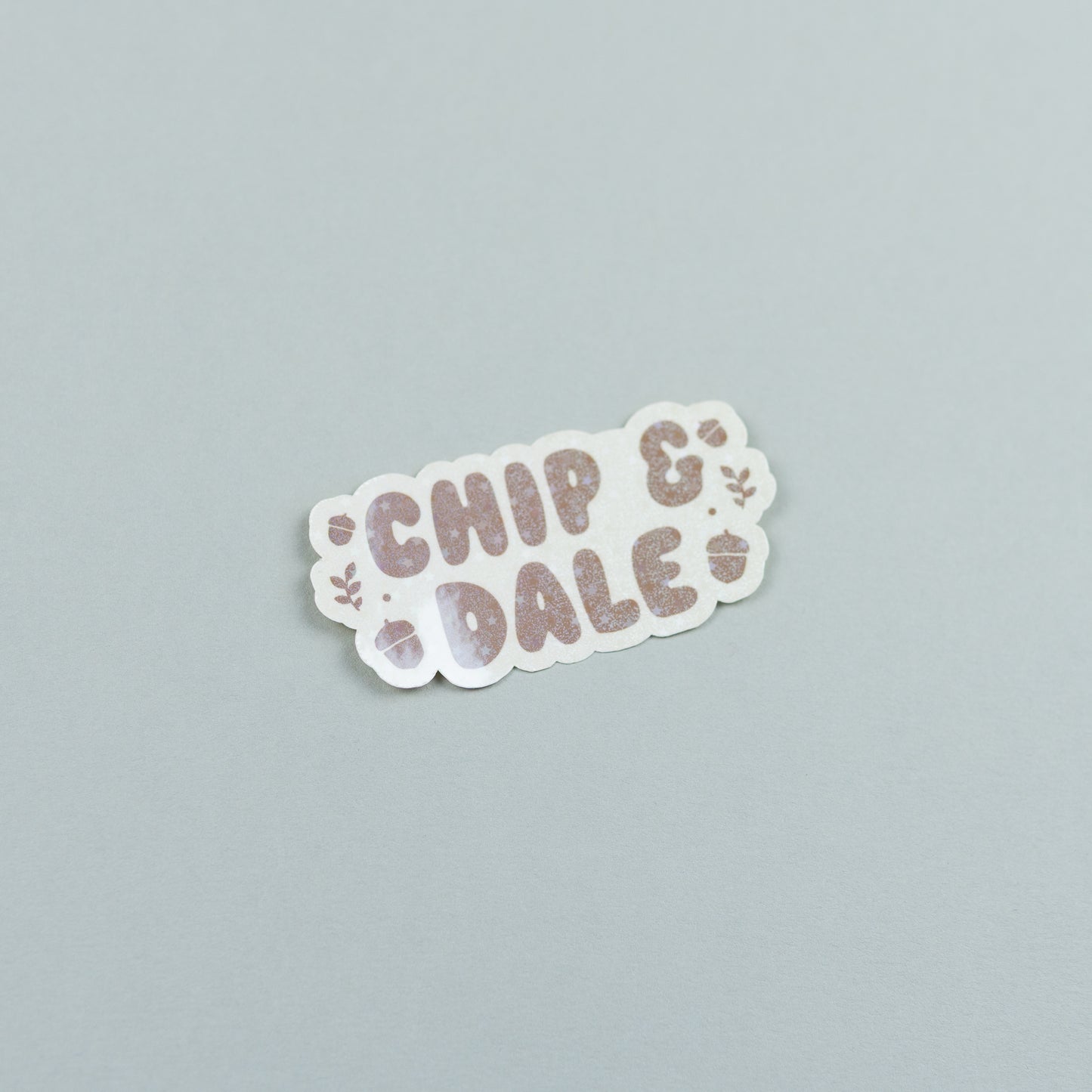 Chip & Dale Sparkly Vinyl Stickers