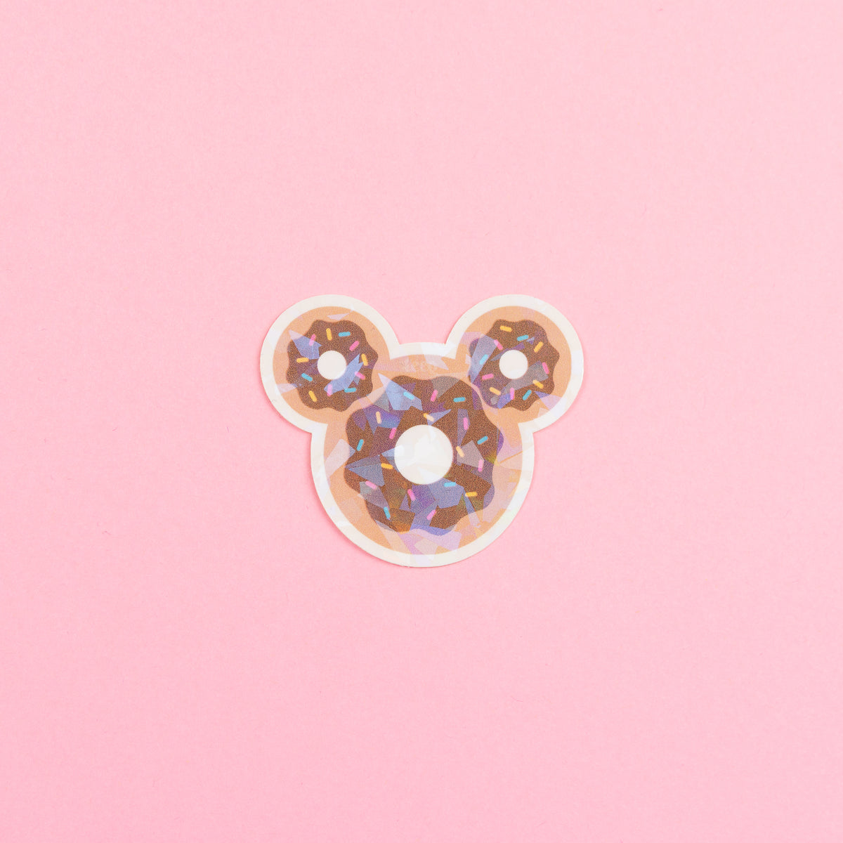 Mickey Classic Donut Vinyl Sparkly Stickers