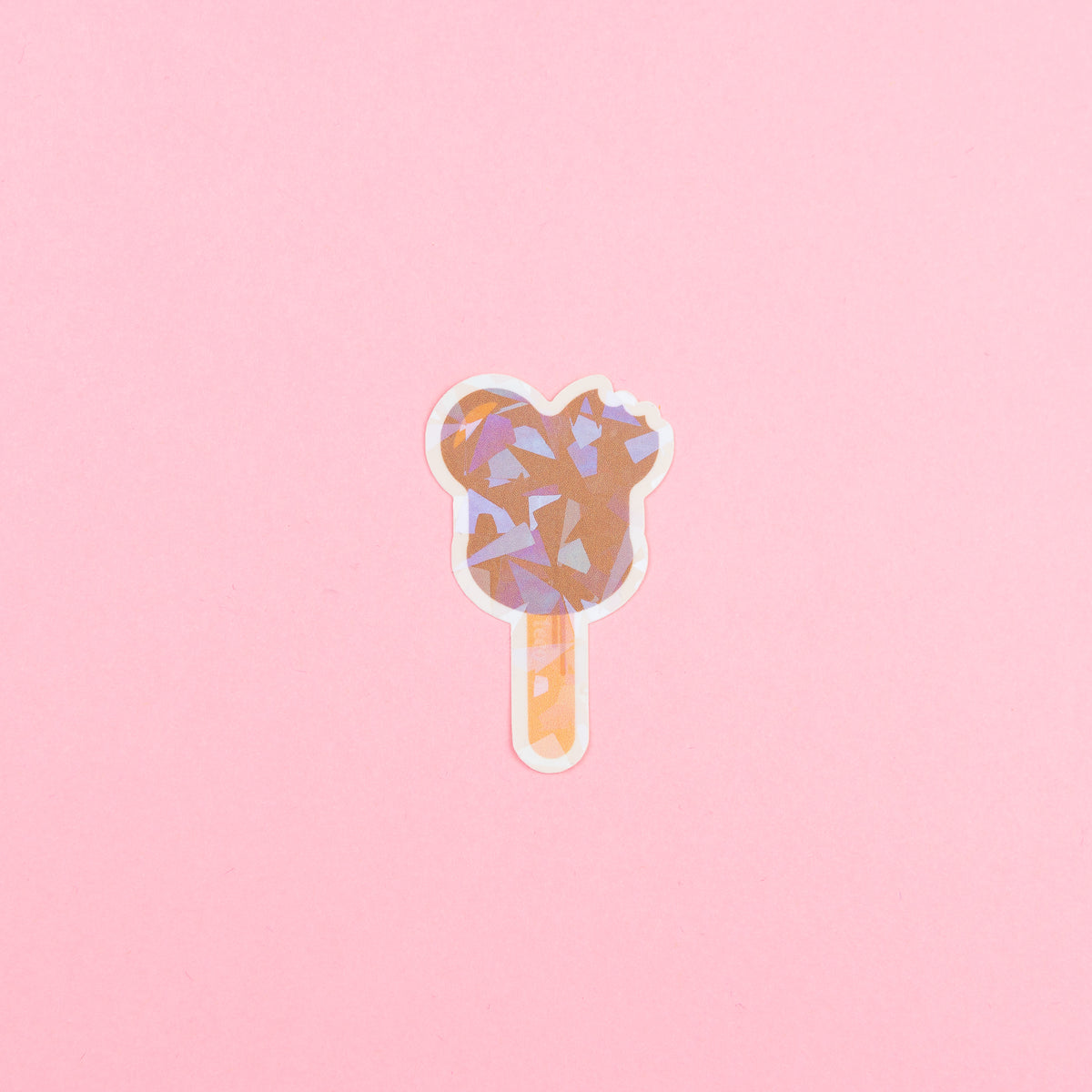 Mickey Ice Cream Vinyl Sparkly Stickers