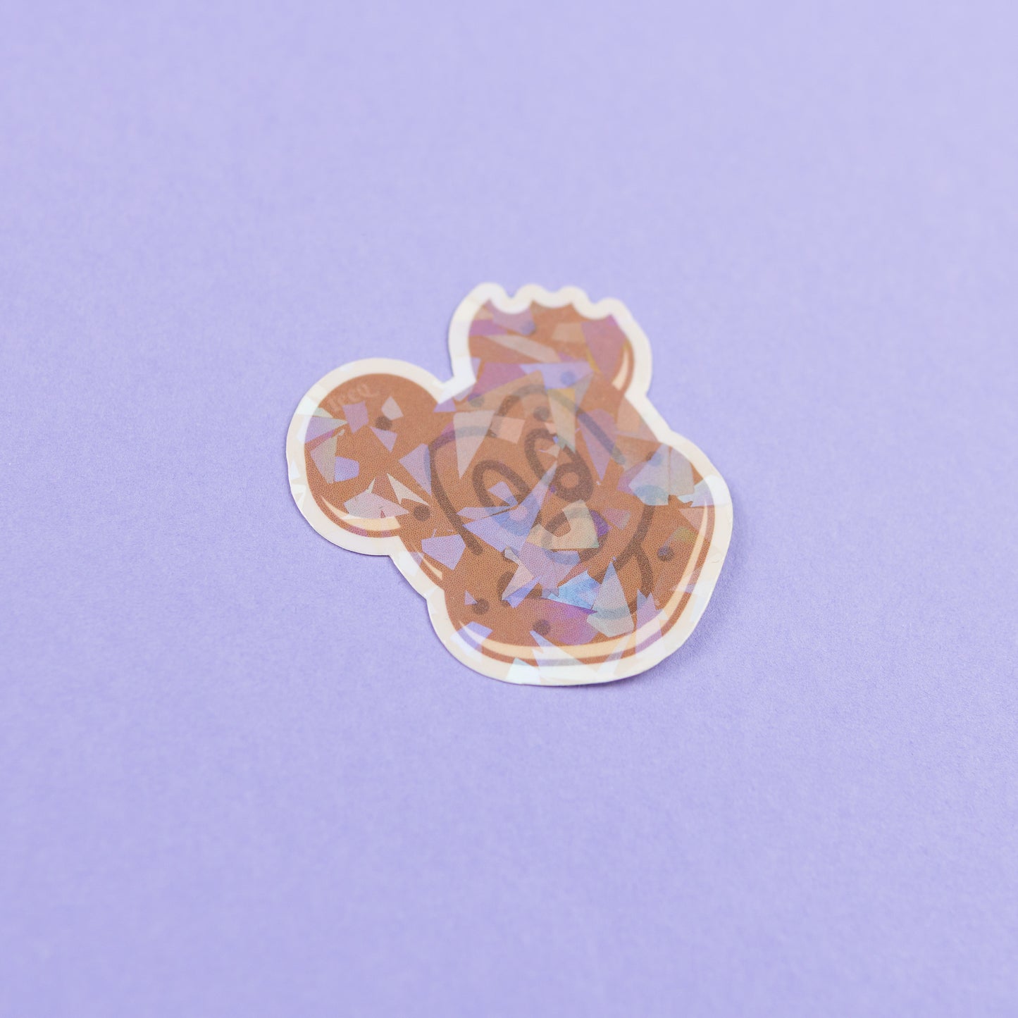 Mickey Ice Cream Bar Vinyl Sparkly Stickers