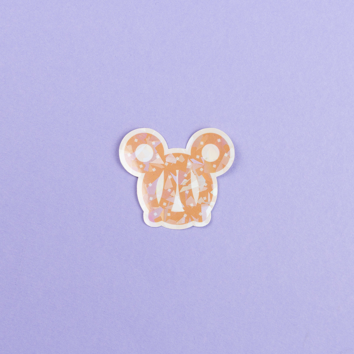 Mickey Pretzel Vinyl Sparkly Stickers