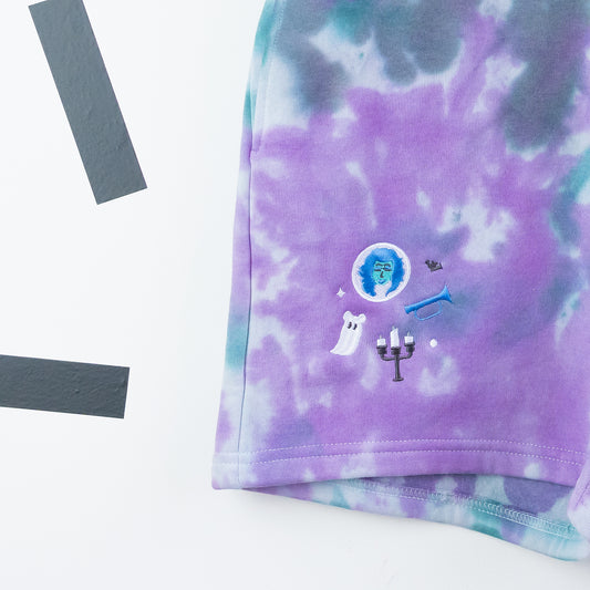Phantom Manor Embroidered Tie Dye Shorts