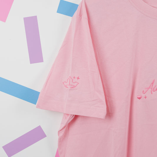 Sample - Aurora Embroidered Women's Pink T-Shirt