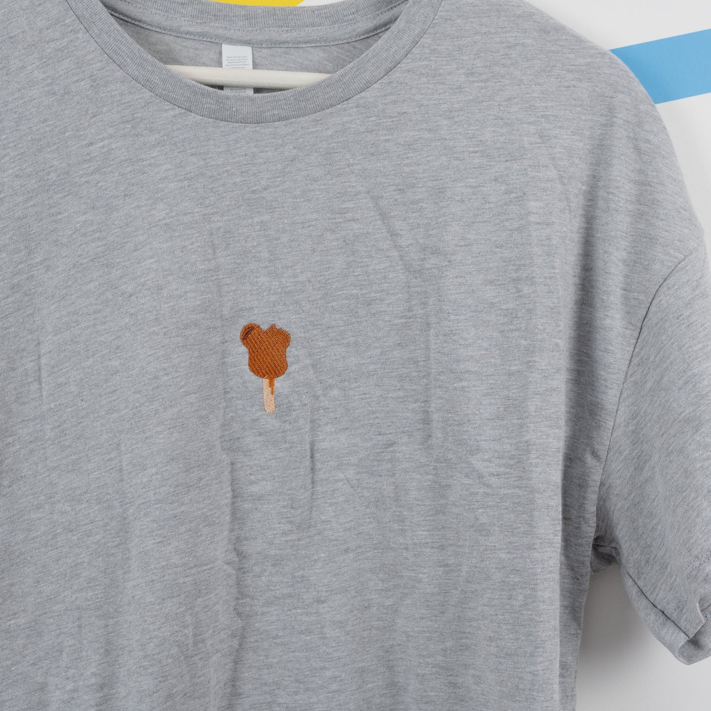 Sample - Mickey Ice Cream Grey Women's Crop T-Shirt