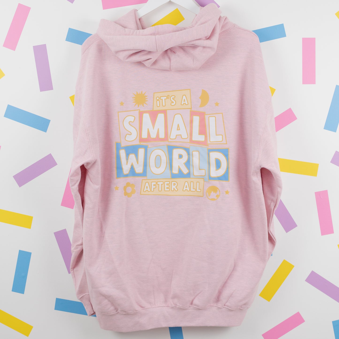 Sample - Small World Heather Pink Hoodie