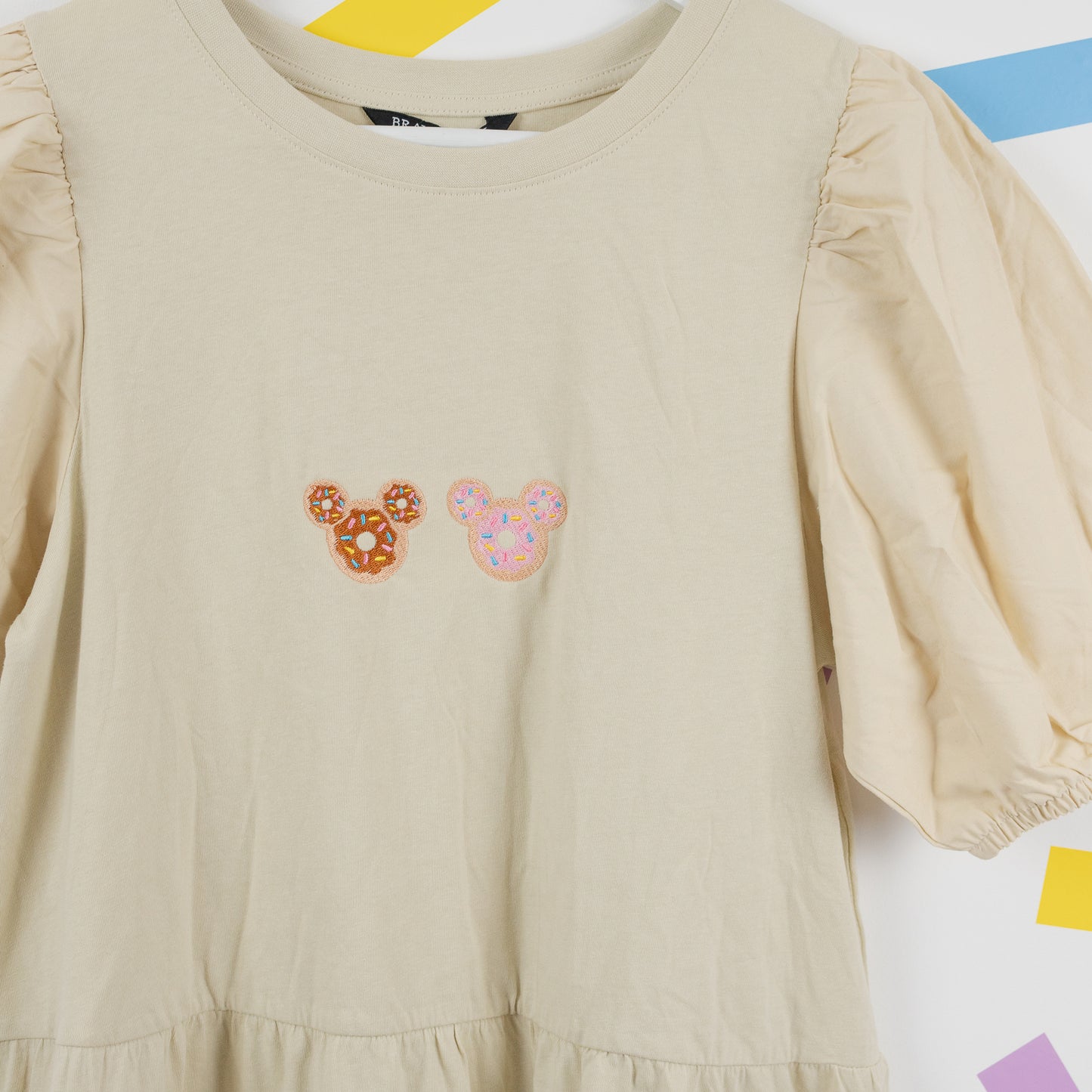 Sample - Mickey Donut Puff Sleeve Dress