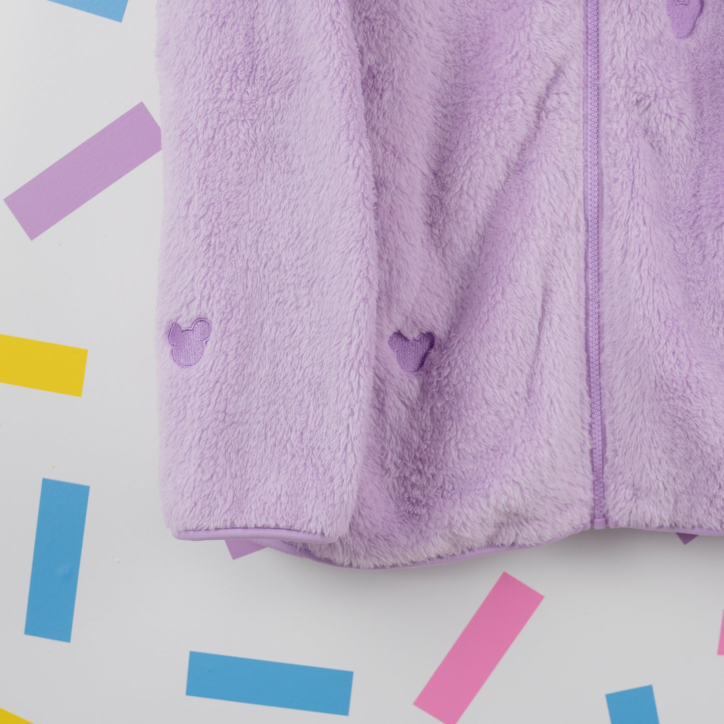 Mickey Minimal Fleece Women's Jacket - Purple