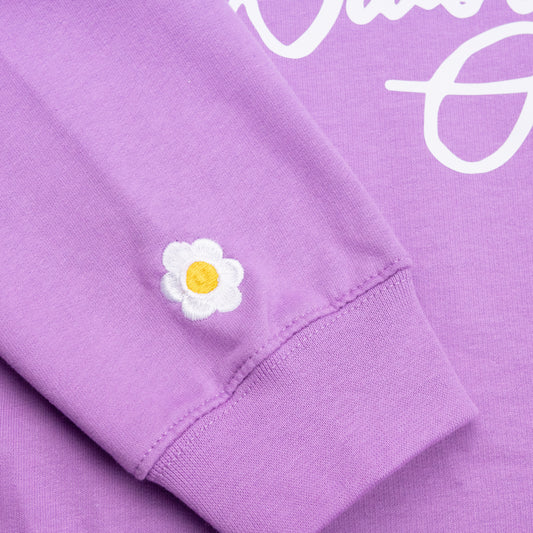 Daisy's Signature Embroidered Hoodie - Purple
