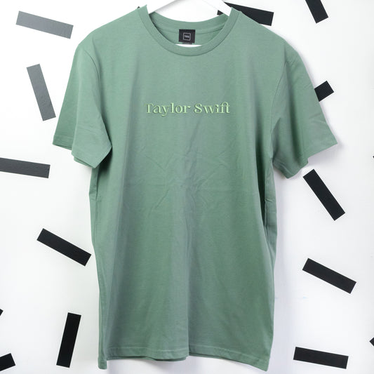 Debut Taylor Swift Embroidered Sage T-Shirt