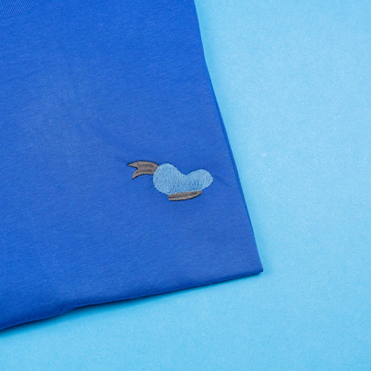 Donald Embroidered T-Shirt - Blue